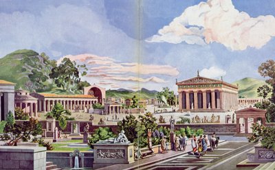 Olympia in the Classical Era, 1914 by Heinrich Gaertner